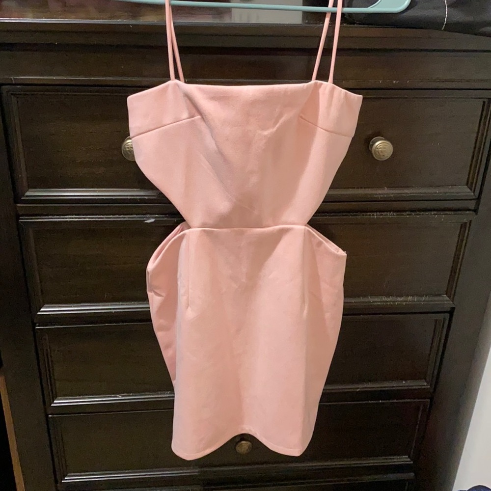 Lioness small size suede cut out dress.